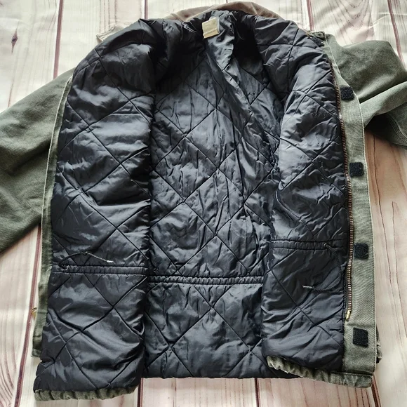 Carhartt Vintage Chore Coat C26 MOS Moss Green | Men's Size XLT - Picture 9 of 13